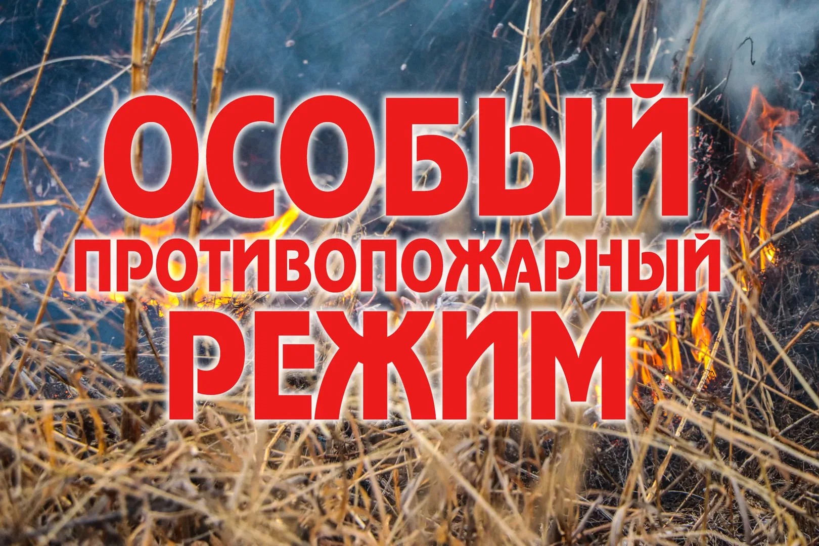 Внимание, особый противопожарный режим.